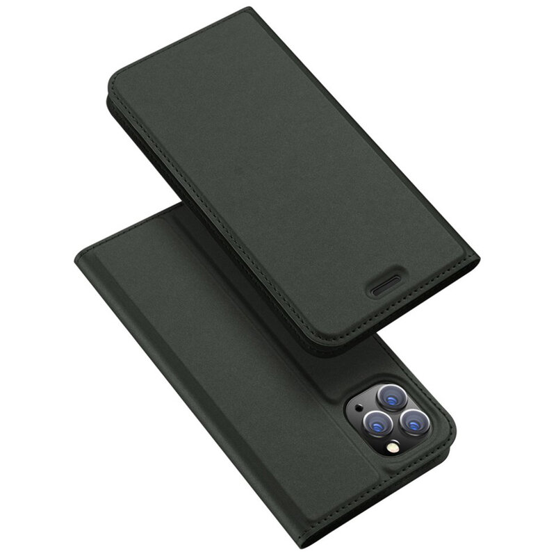 Husa iPhone 11 Pro Max Dux Ducis Flip Stand Book - Verde