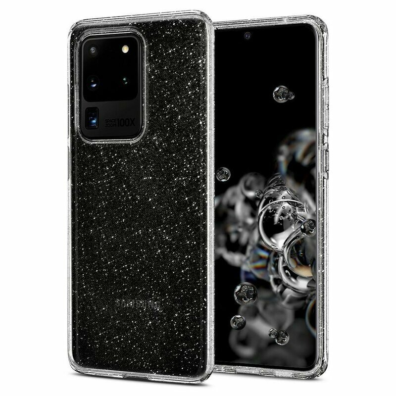 Husa Samsung Galaxy S20 Ultra 5G Spigen Liquid Crystal - Glitter - Crystal Quartz