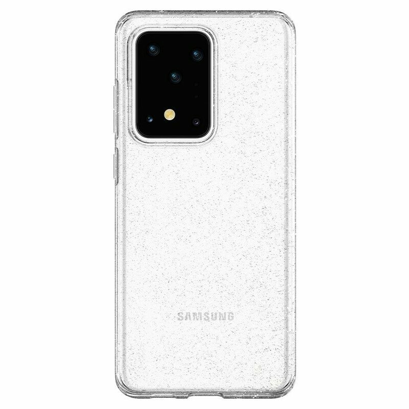 Husa Samsung Galaxy S20 Ultra 5G Spigen Liquid Crystal - Glitter - Crystal Quartz