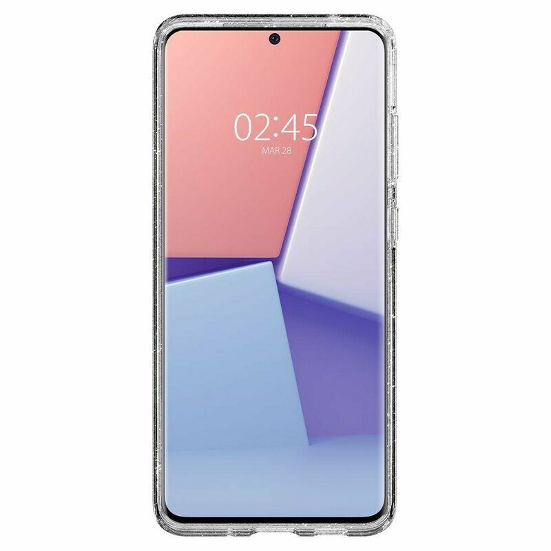 Husa Samsung Galaxy S20 Ultra 5G Spigen Liquid Crystal - Glitter - Crystal Quartz