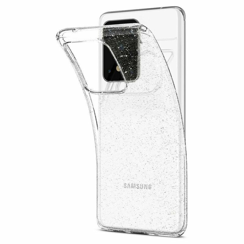 Husa Samsung Galaxy S20 Ultra 5G Spigen Liquid Crystal - Glitter - Crystal Quartz
