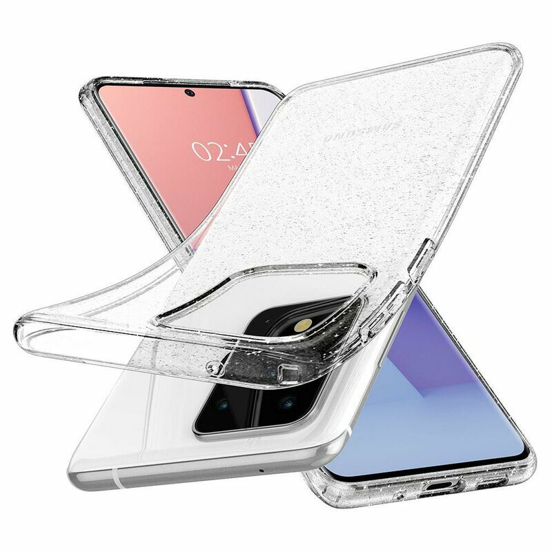 Husa Samsung Galaxy S20 Ultra 5G Spigen Liquid Crystal - Glitter - Crystal Quartz