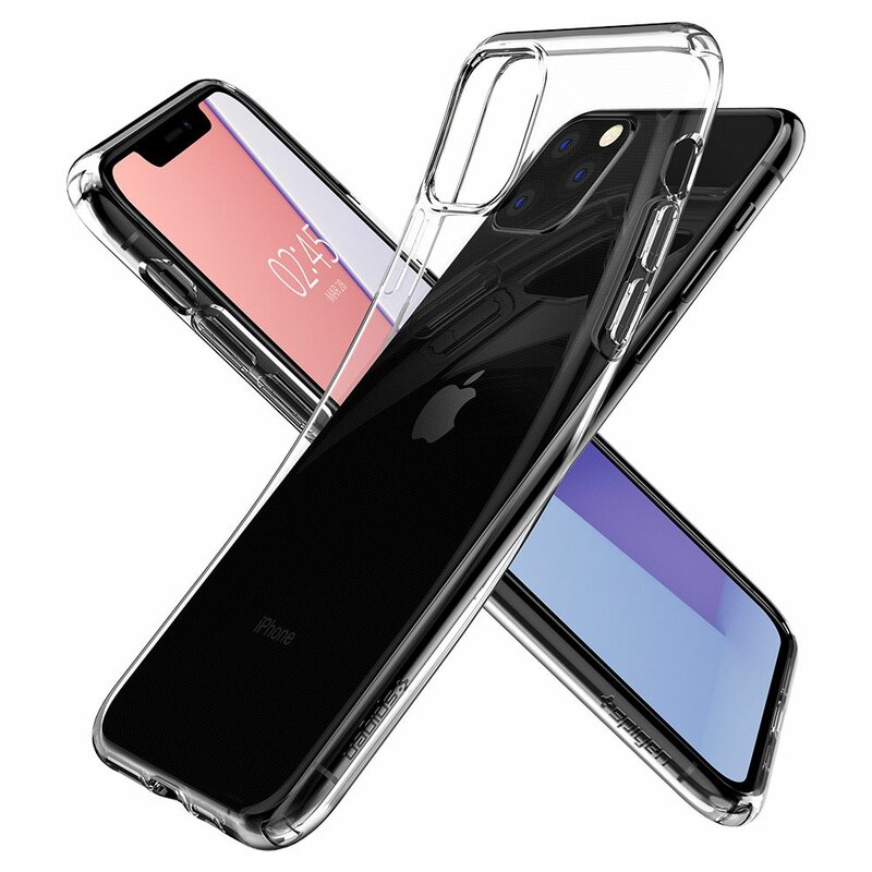 Husa iPhone 11 Pro Spigen Liquid Crystal, transparenta