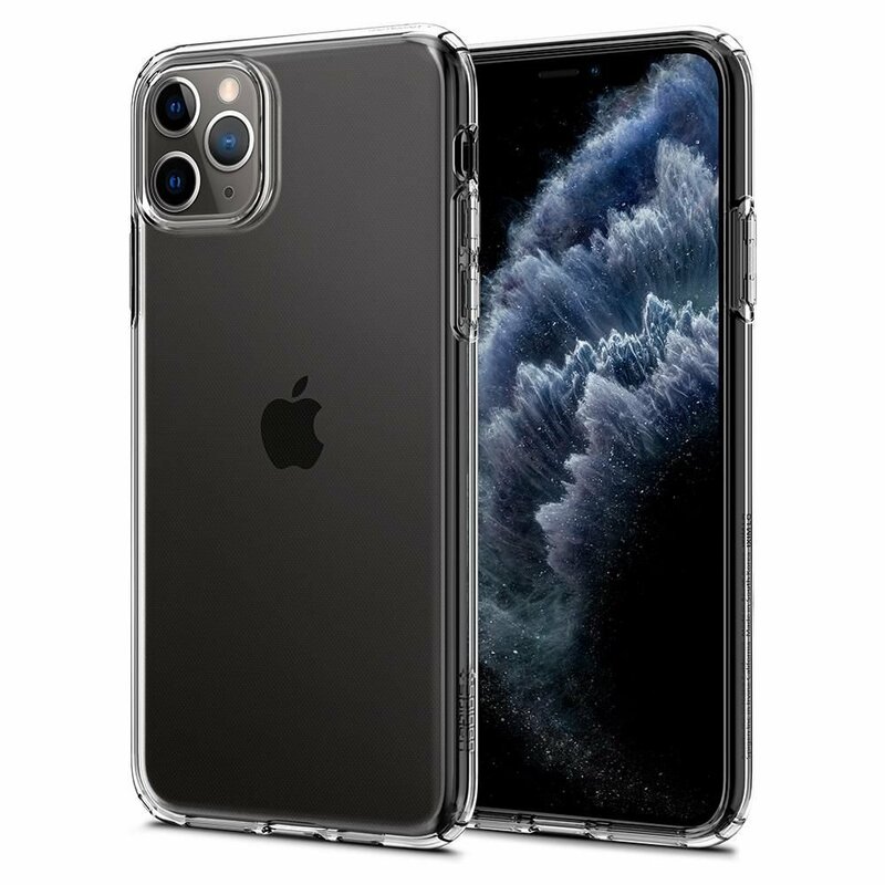 Husa iPhone 11 Pro Spigen Liquid Crystal, transparenta