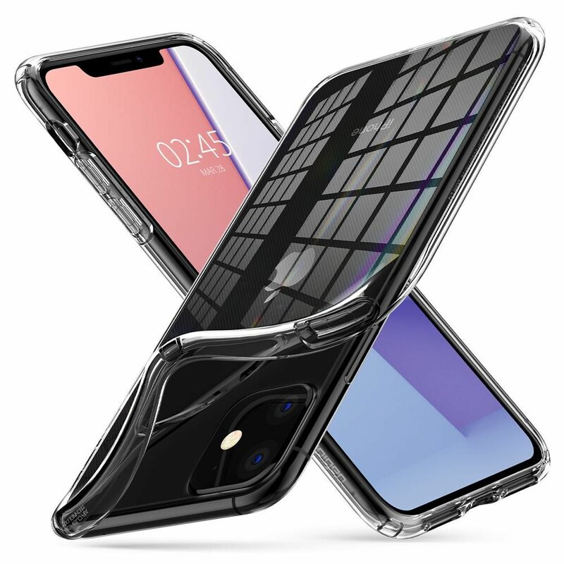 Husa iPhone 11 Spigen Liquid Crystal, transparenta