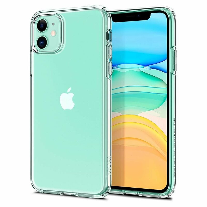 Husa iPhone 11 Spigen Liquid Crystal, transparenta