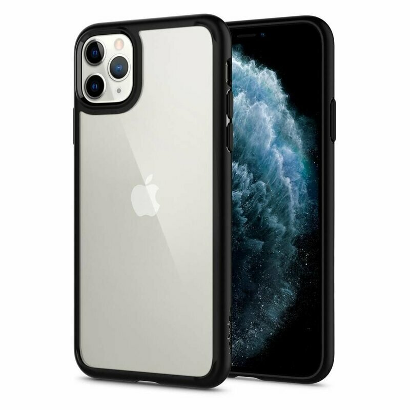 Bumper Spigen iPhone 11 Pro Max Ultra Hybrid, negru matte