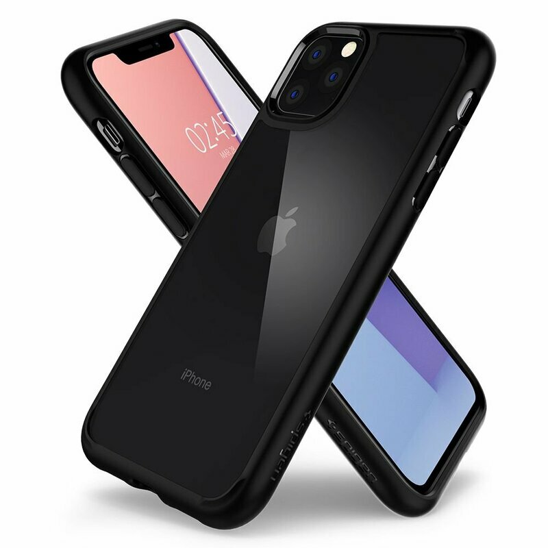 Bumper Spigen iPhone 11 Pro Max Ultra Hybrid, negru matte