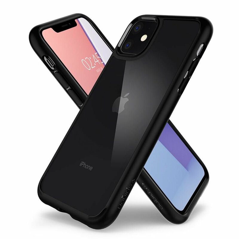 Bumper Spigen iPhone 11 Ultra Hybrid , negru matte