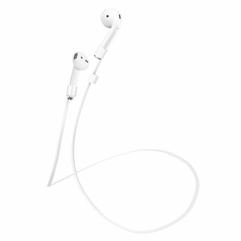 Snur Apple AirPods Spigen Teka Strap, clip prindere gat si umeri, alb