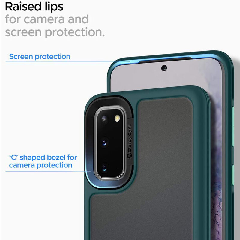 Husa Samsung Galaxy S20 5G Spigen Ciel by Cyrill Color Brick - Forest Green