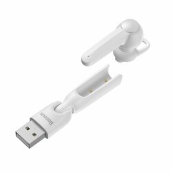 Casca Bluetooth Baseus A05 Wireless Earphone Headset BT V5.0 + USB Docking Station - NGA05-02 - White