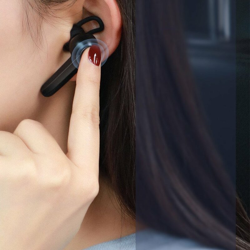 Casca Bluetooth Baseus A05 Wireless Earphone Headset BT V5.0 + USB Docking Station - NGA05-02 - White