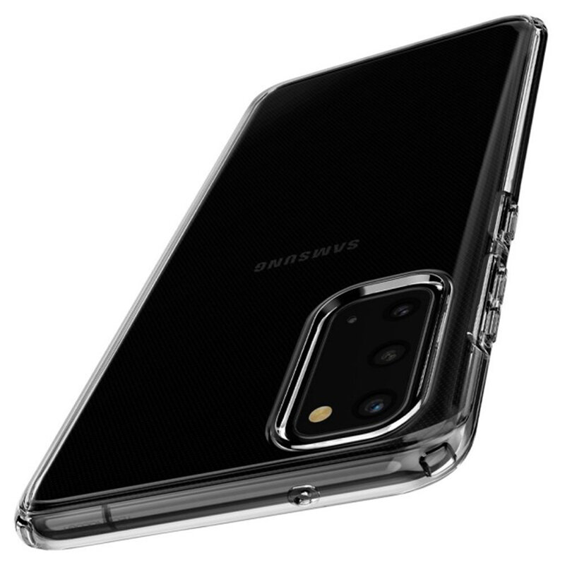 Husa Samsung Galaxy S20 5G Spigen Liquid Crystal, transparenta