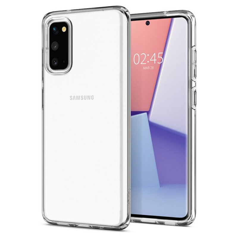 Husa Samsung Galaxy S20 5G Spigen Liquid Crystal, transparenta