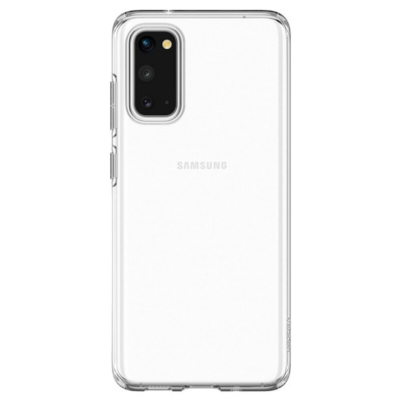 Husa Samsung Galaxy S20 5G Spigen Liquid Crystal, transparenta