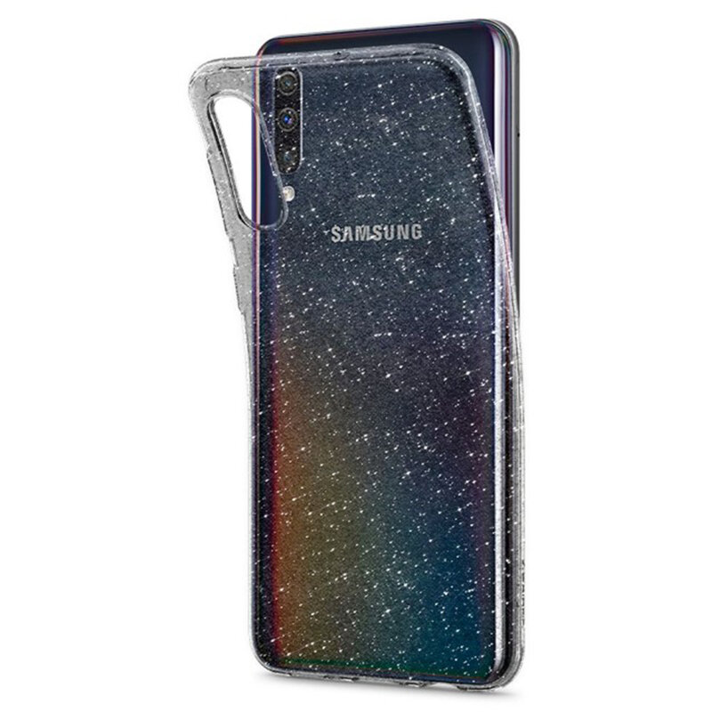 Husa Samsung Galaxy A30s Spigen Liquid Crystal - Glitter - Crystal Quartz