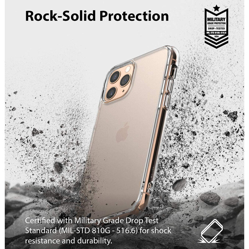 Husa iPhone 11 Pro Ringke Fusion Matte, transparenta