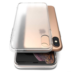 Husa iPhone XS Ringke Fusion Matte, transparenta