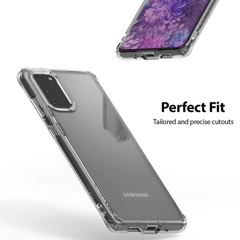 Husa Samsung Galaxy S20 Plus Ringke Fusion Matte, transparenta