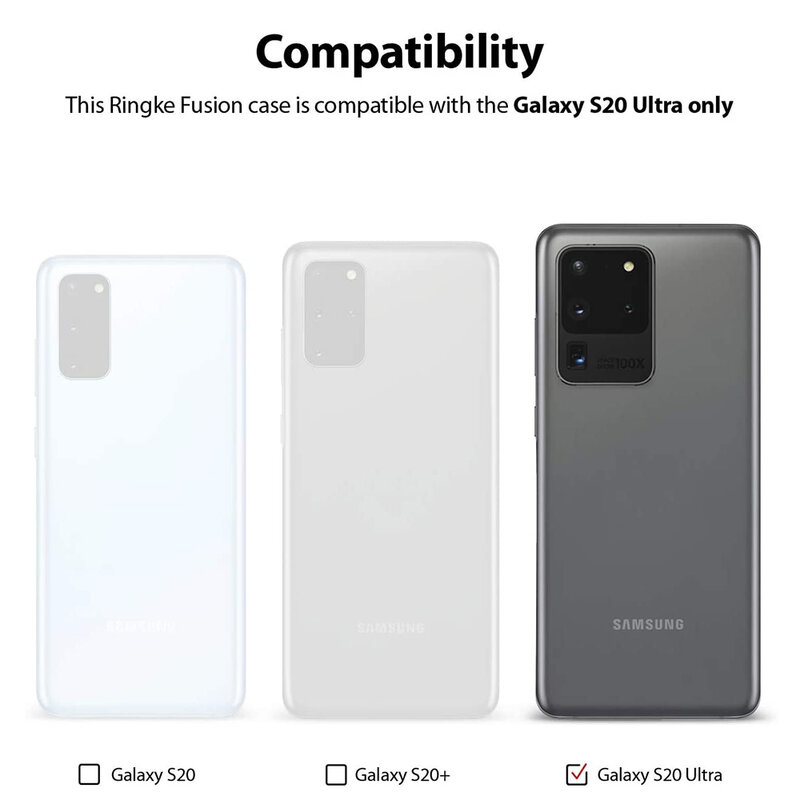 Husa Samsung Galaxy S20 Ultra 5G Ringke Fusion Design, Live Moment