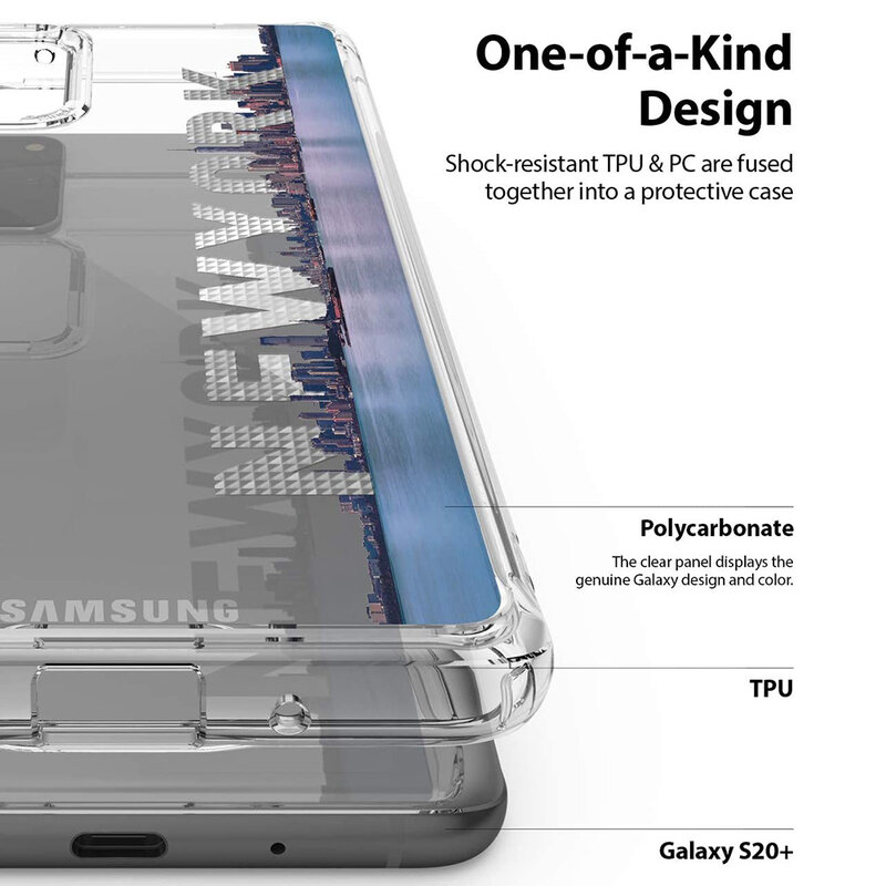 Husa Samsung Galaxy S20 Plus Ringke Fusion Design, New York