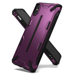 Husa iPhone XS Ringke Dual-X Design - Metalic Purple