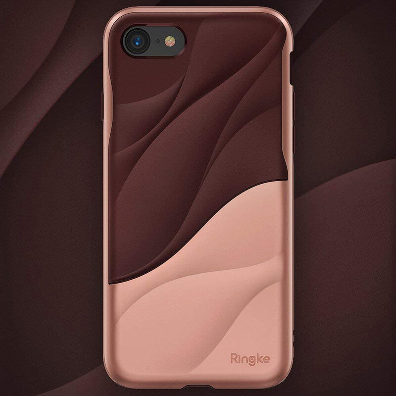 Husa iPhone SE 2, SE 2020 Ringke Wave - Rose Blush