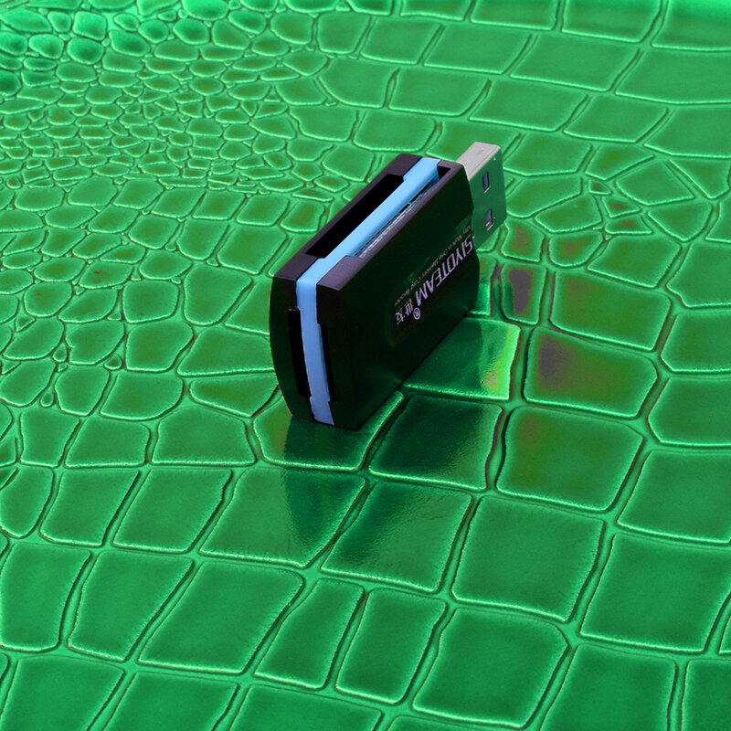 Card Reader Siyoteam SY-596 Universal 4 in 1 USB 2.0 All in One Support TF/SD/MMC/MS/M2/CF - Black