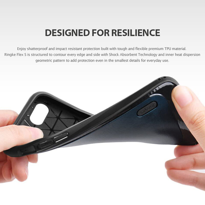 Husa iPhone 7 Ringke Flex S - Deep Blue