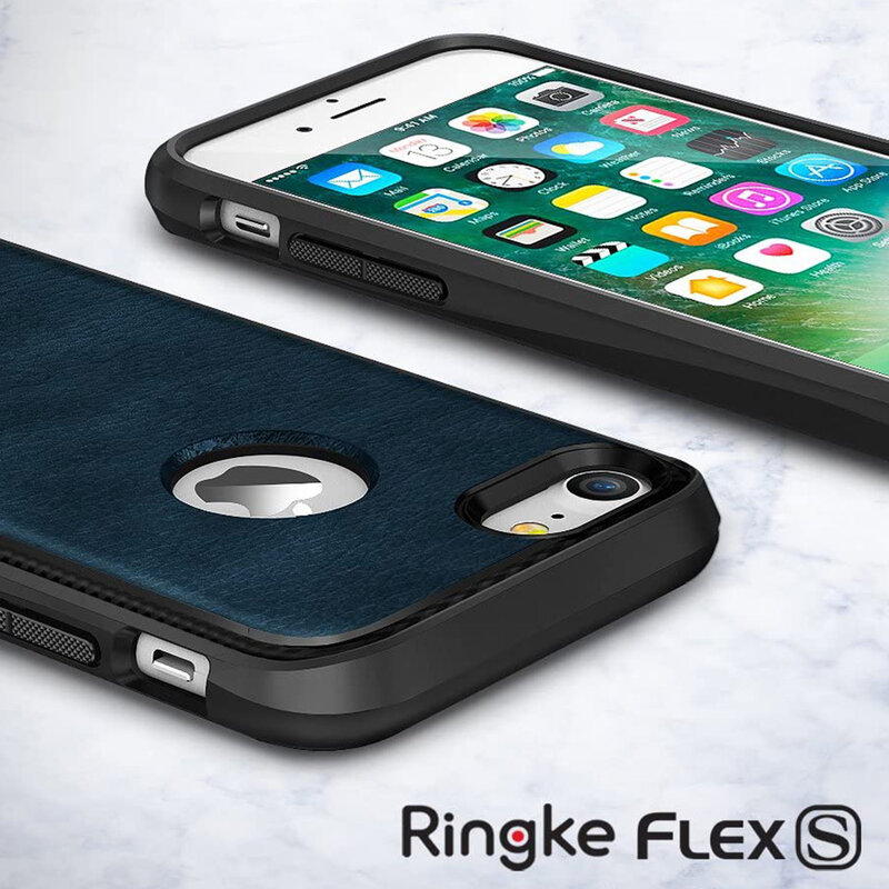 Husa iPhone 7 Ringke Flex S - Deep Blue