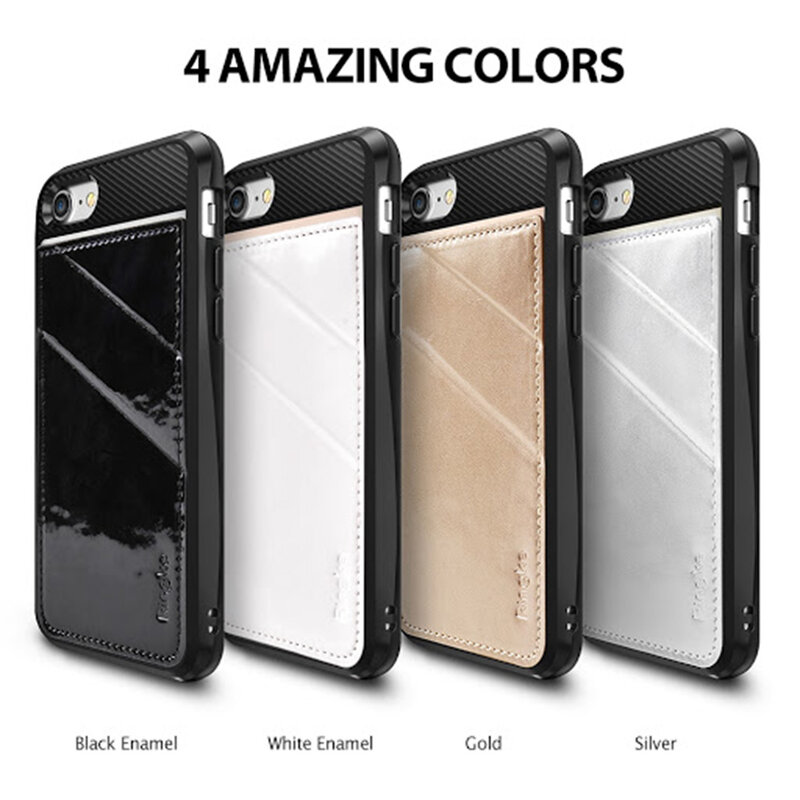 Husa iPhone 8 Ringke Edge - White