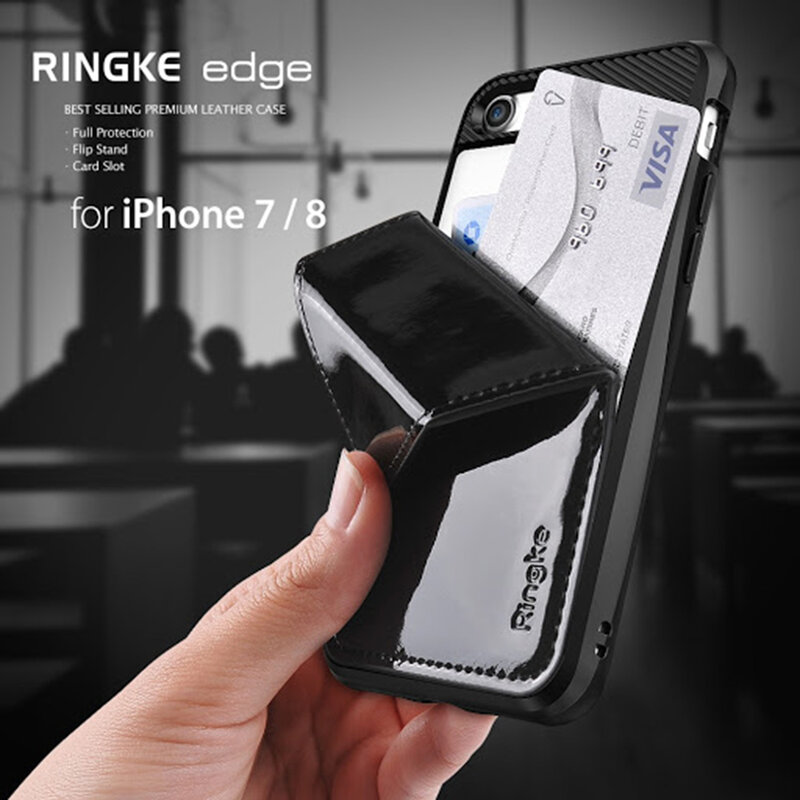 Husa iPhone 8 Ringke Edge - White