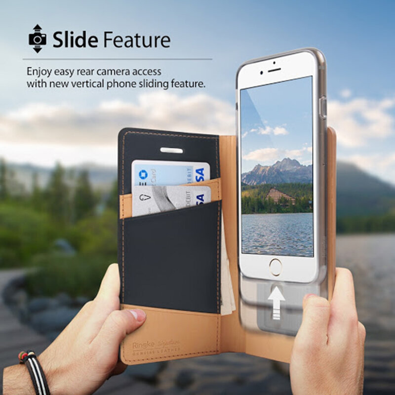 Husa iPhone 8 Ringke Signature - Navy