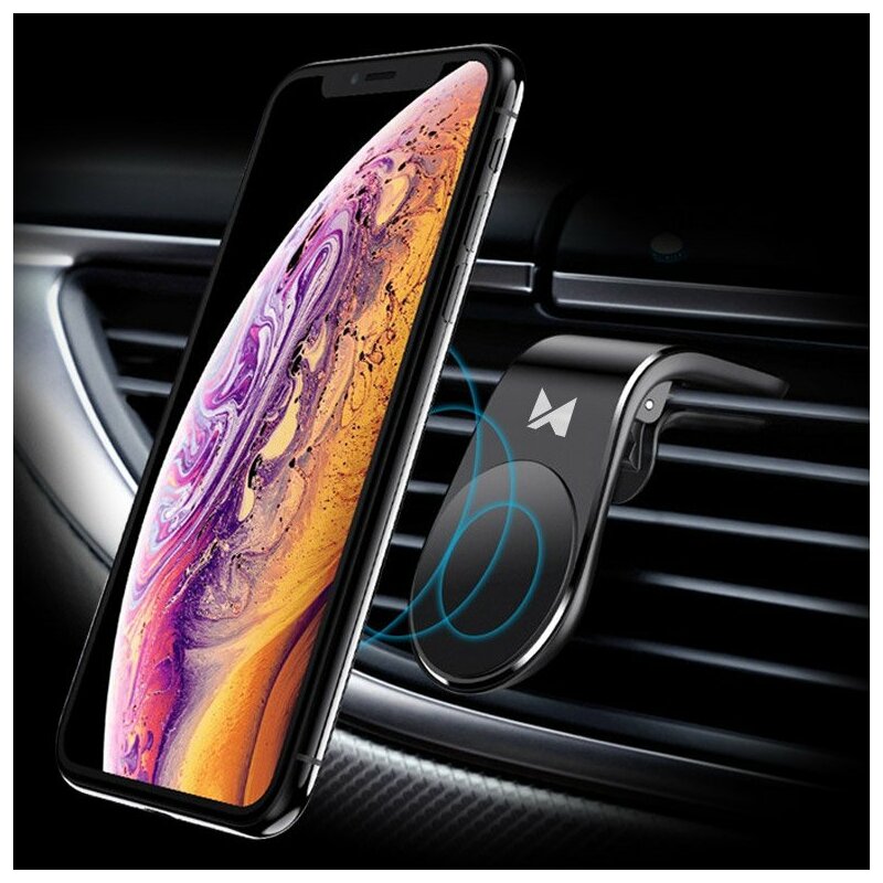 Suport Auto Wozinsky Universal Magnetic Bracket Mount Phone Holder Pentru Grila De Ventilatie - WCH-02 - Black 