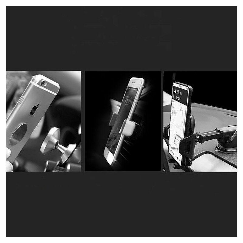 Suport Auto Wozinsky Universal Magnetic Bracket Mount Phone Holder Pentru Grila De Ventilatie - WCH-02 - Black 