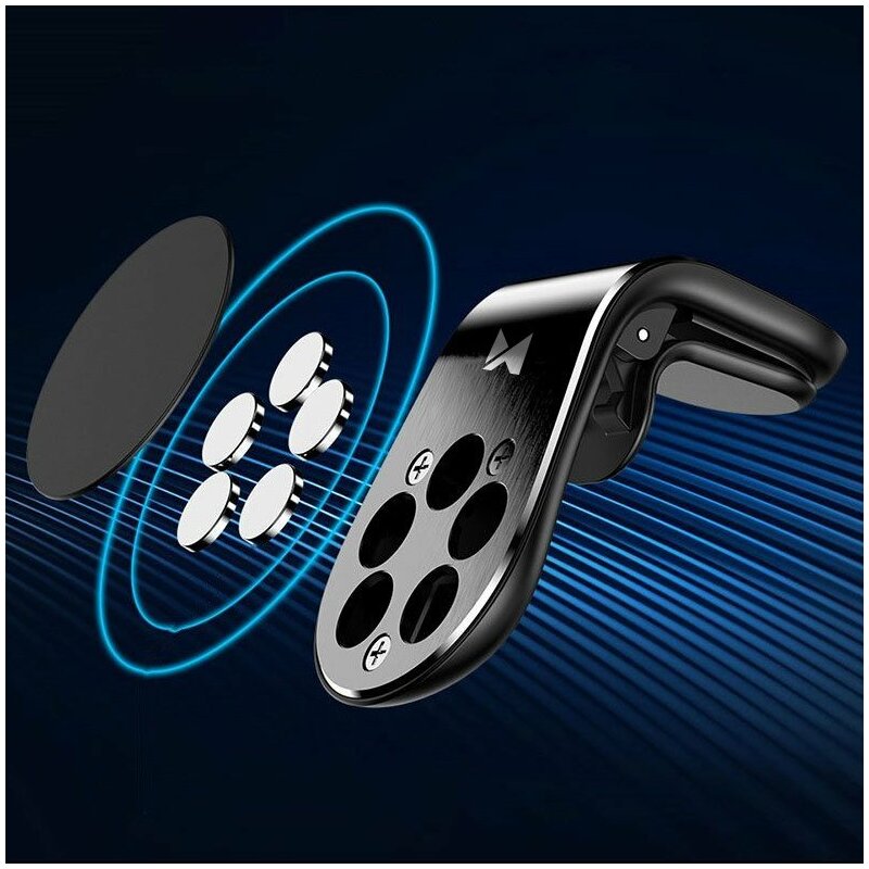 Suport Auto Wozinsky Universal Magnetic Bracket Mount Phone Holder Pentru Grila De Ventilatie - WCH-02 - Black 