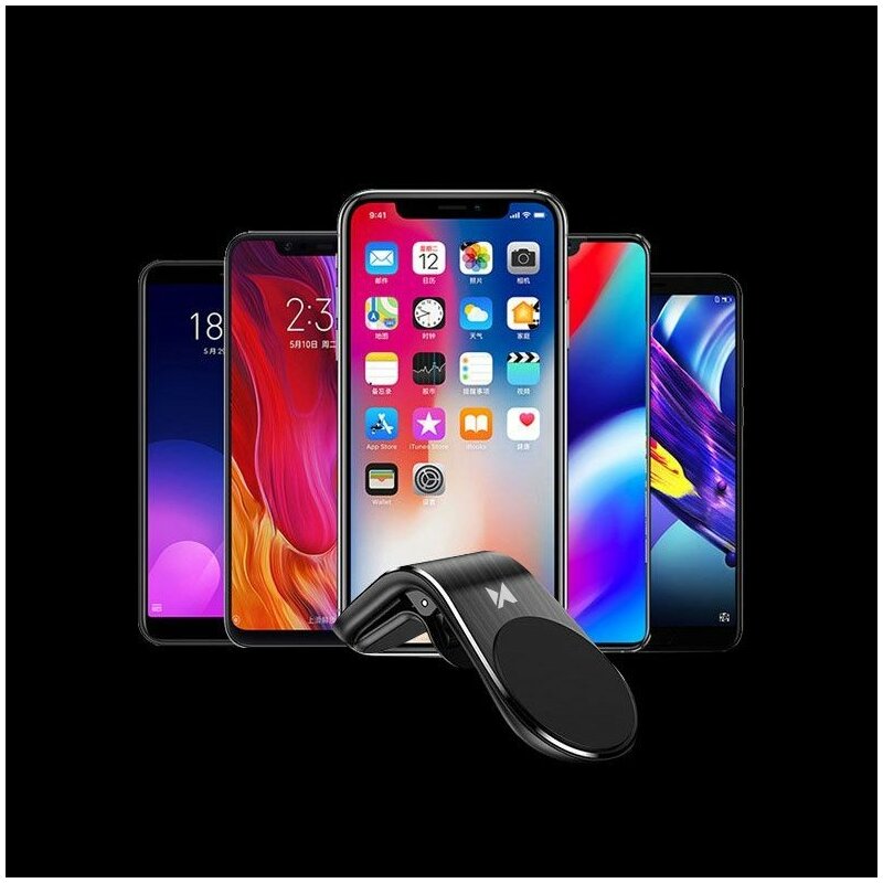 Suport Auto Wozinsky Universal Magnetic Bracket Mount Phone Holder Pentru Grila De Ventilatie - WCH-02 - Black 