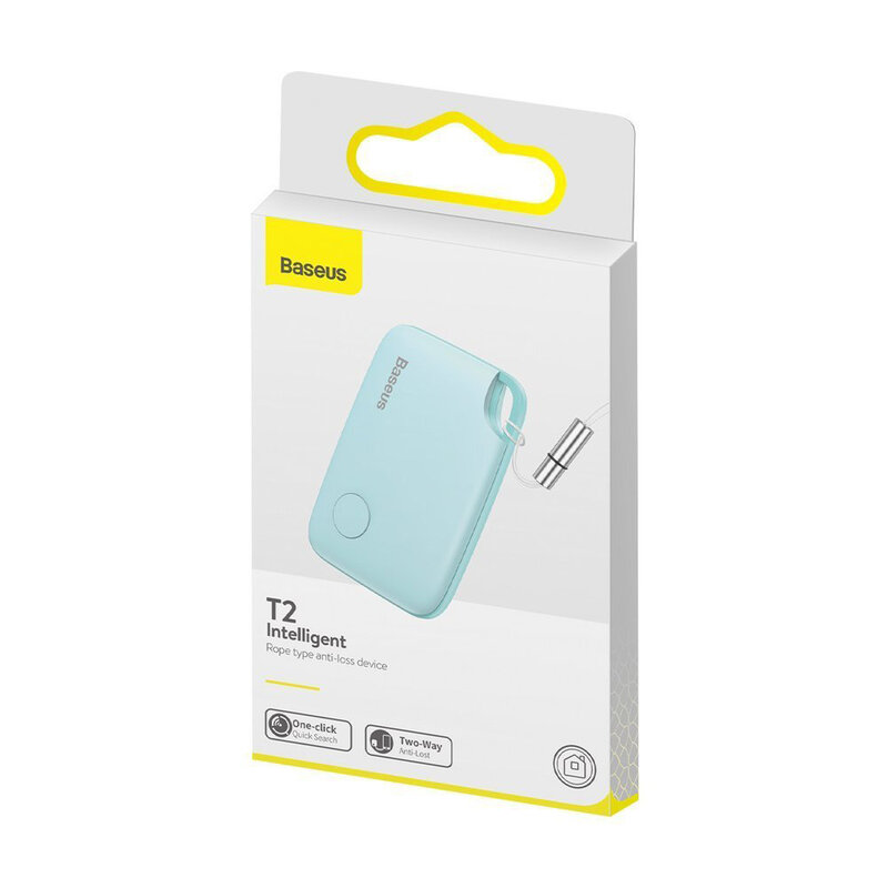 Dispozitiv Antifurt Baseus T2 Mini Ropetype Anti-loss Device Finder Pentru Chei Cu Snur - ZLFDQT2-03 - Blue 