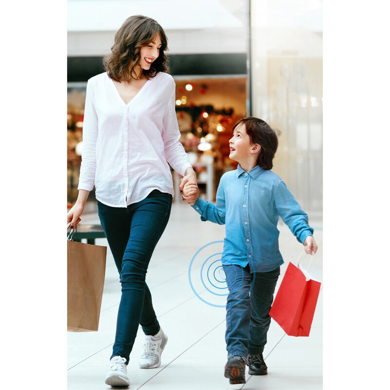 Dispozitiv Antifurt Baseus T2 Mini Ropetype Anti-loss Device Finder Pentru Chei Cu Snur - ZLFDQT2-03 - Blue 