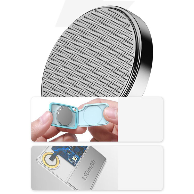 Dispozitiv Antifurt Baseus T2 Mini Ropetype Anti-loss Device Finder Pentru Chei Cu Snur - ZLFDQT2-03 - Blue 