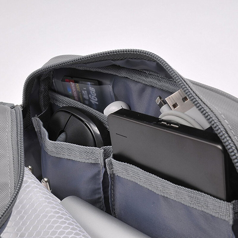 Geanta Accesorii Ringke Pouch Small Cu Buzunare Interioare Pentru Depozitare Multipla - S - Navy
