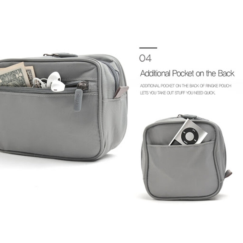 Geanta Accesorii Ringke Pouch Small Cu Buzunare Interioare Pentru Depozitare Multipla - S - Navy