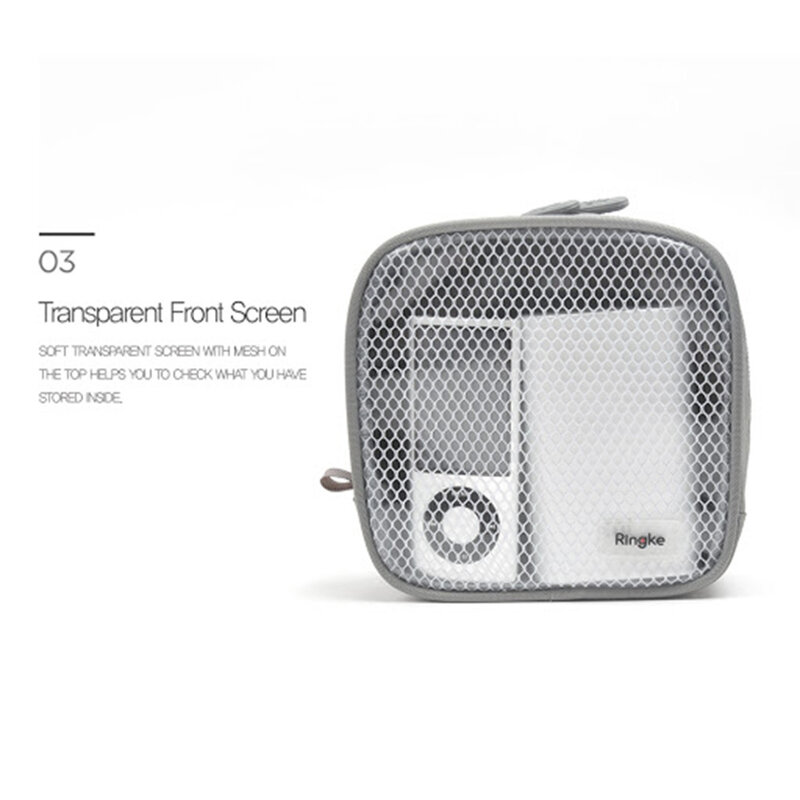 Geanta Accesorii Ringke Pouch Small Cu Buzunare Interioare Pentru Depozitare Multipla - S - Navy