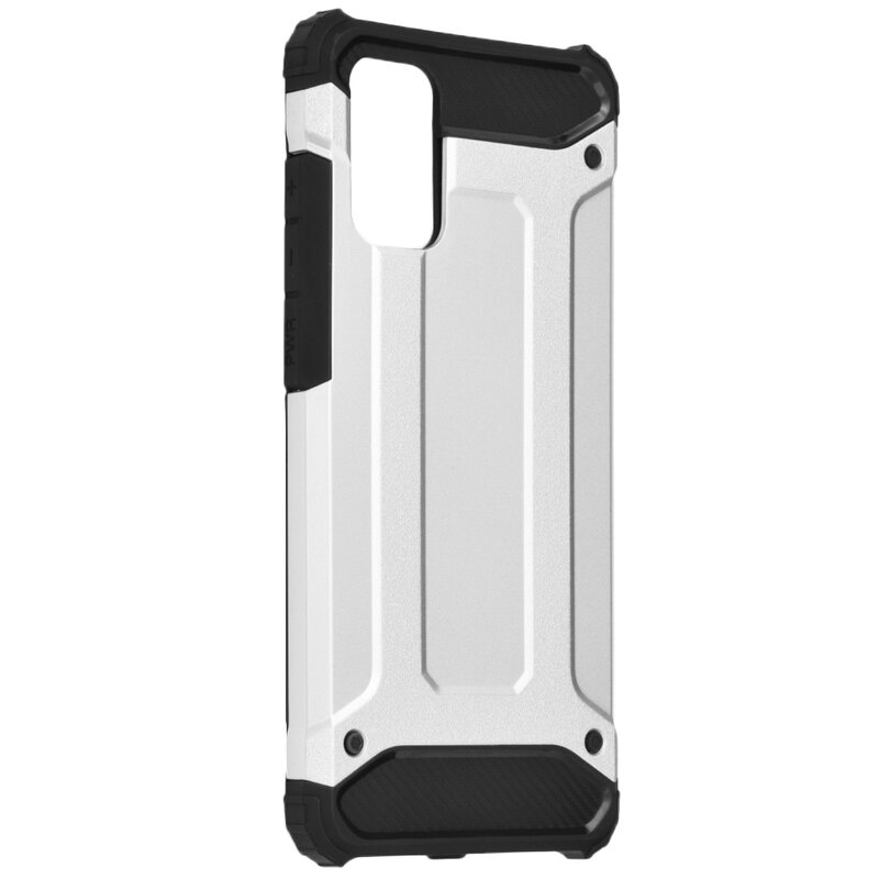 Husa Samsung Galaxy S20 Plus 5G Techsuit Hybrid Armor, argintiu