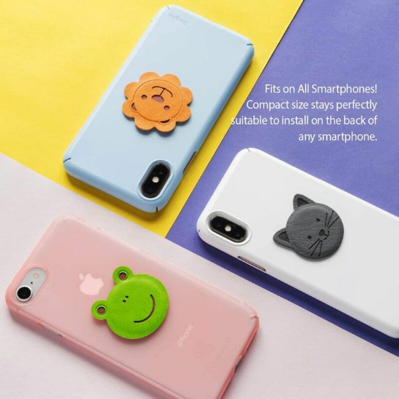 Placa Metalica Autoadeziva Ringke Magnetic Character Animal Edition Holder Pentru Suporturi Magnetice - Pig