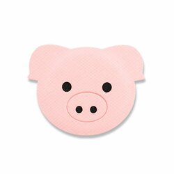 Placa Metalica Autoadeziva Ringke Magnetic Character Animal Edition Holder Pentru Suporturi Magnetice - Pig