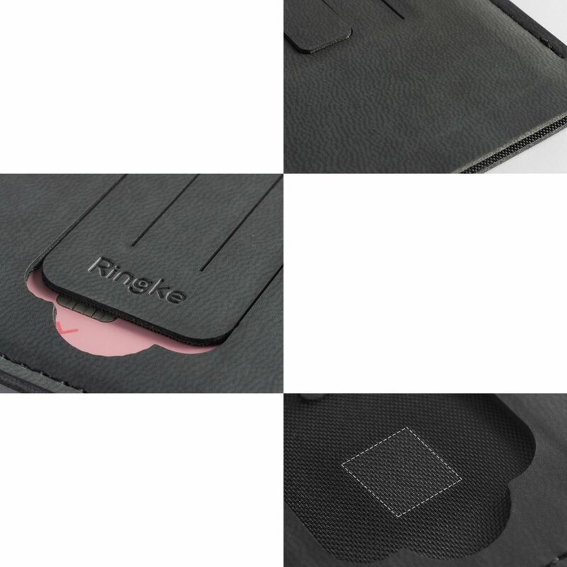 Suport Carduri Ringke Multi Holder Wallet Cu Stand Multifunctional Pentru Telefoane - ACFC0024 - Black 