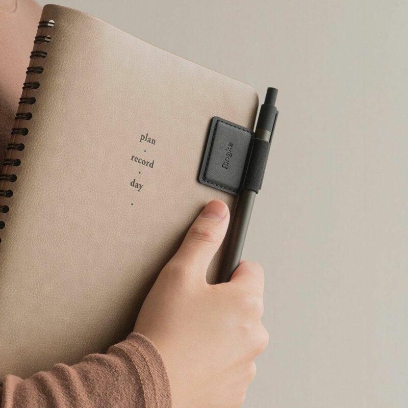 [Set 2x] Suport stylus pen telefon, tableta autoadeziv Ringke, negru