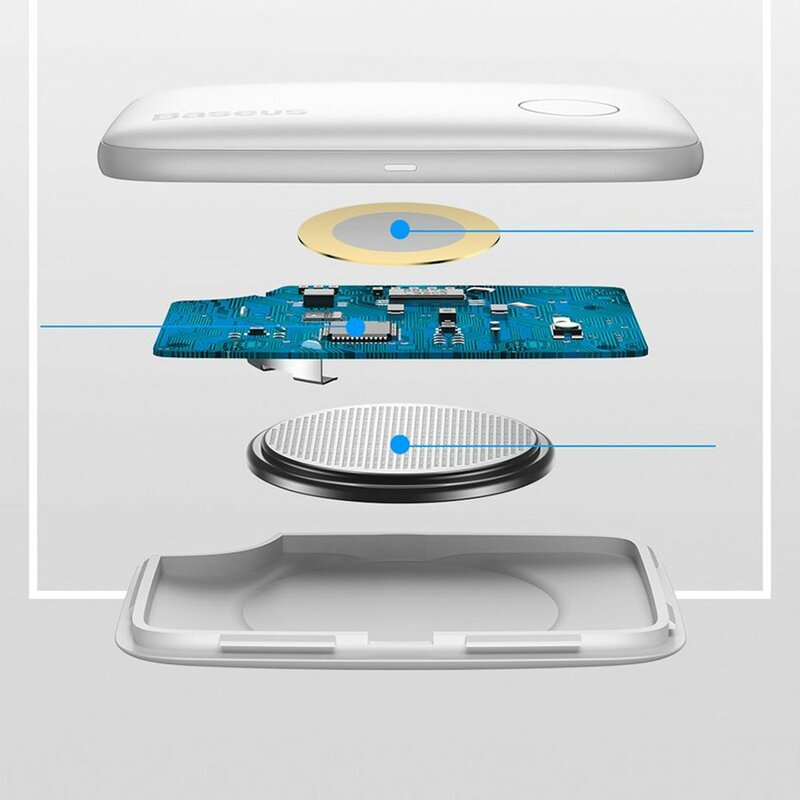 Dispozitiv Antifurt Baseus T2 Mini Ropetype Anti-loss Device Finder Pentru Chei Cu Snur - ZLFDQT2-04 - Pink